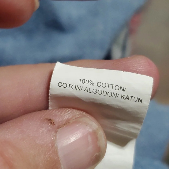 Lucky brand soft blue grey flannel shirt plaid snap up - Picture 8 of 8